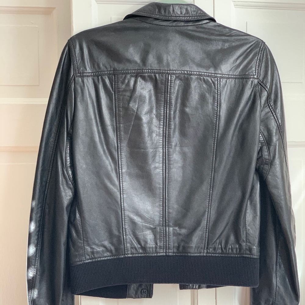 D&G leather jacket size 40 - Picture 2 of 4